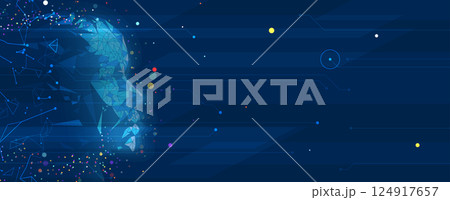 Digital brain Artificial intelligence concept Digital brain Artificial intelligence concept 124917657