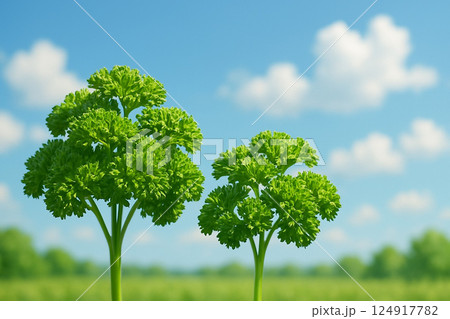 パセリと青空 124917782
