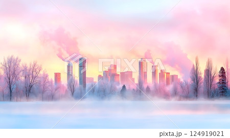 panorama of city at night 124919021