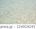 透明な水面 Minimal Water Texture with Clear Ripples 124919243