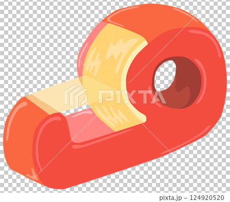 Cellophane tape illustration vector material Cellophane tape illustration vector material 124920520