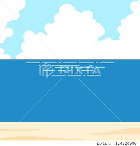 Summer Sea Background 124920986