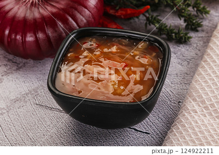 Asian sweet and sour chilli sauce Asian sweet and sour chilli sauce 124922211
