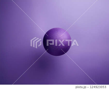 Artistic Abstract Ball Against Studio Background 124923053