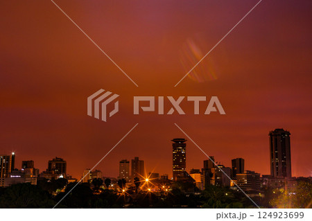 Nairobi city county kenya capital east africa modern highrise tall buildings skyline skyscrapers cityscapes east africa 124923699