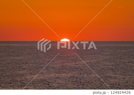 【さんふらわあ さっぽろ大洗行きからの日の出】 【さんふらわあ さっぽろ大洗行きからの日の出】 124924426