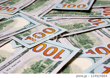 Finance, business. US dollars as a monetary background. Money. Finance, business. US dollars as a monetary background. Money. 124924864