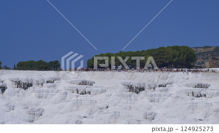 Image of Pamukkale travertines in Denizli province in Turkiye. 124925273