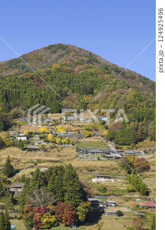 秋色に染まる落合集落上部展望 秋色に染まる落合集落上部展望 124925496