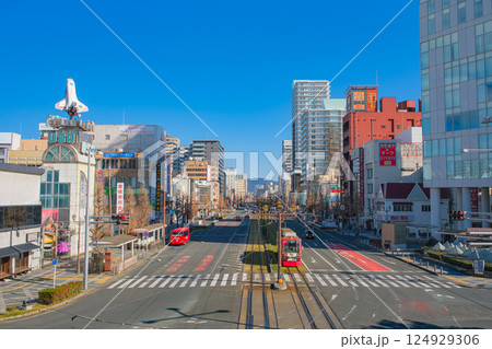 愛知県豊橋市 駅前大通り 愛知県豊橋市 駅前大通り 124929306