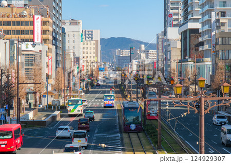 愛知県豊橋市 駅前大通り 愛知県豊橋市 駅前大通り 124929307