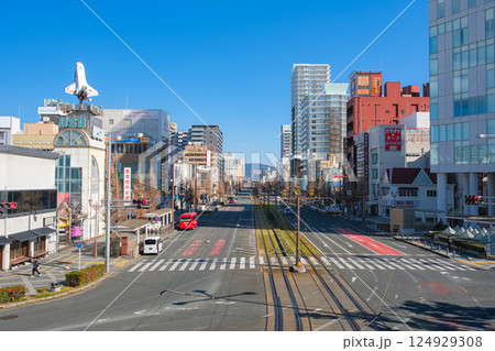 愛知県豊橋市 駅前大通り 愛知県豊橋市 駅前大通り 124929308