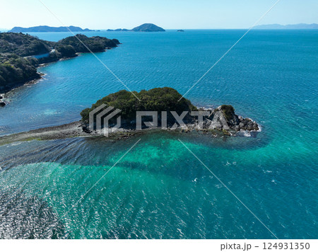 愛媛県八幡浜市 ねずみ島の風景 愛媛県八幡浜市 ねずみ島の風景 124931350