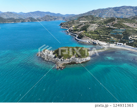 愛媛県八幡浜市 ねずみ島の風景 愛媛県八幡浜市 ねずみ島の風景 124931363