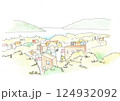 風景 インテリアパース スケッチ 風景 インテリアパース スケッチ 124932092