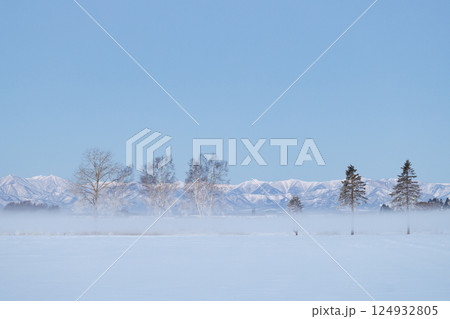 気嵐と日高山脈 124932805