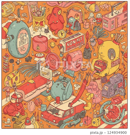 心を染める鮮やかな色彩 124934900