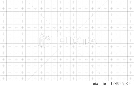 点線の方眼線に丸い点線の十字マークが入ったパターン背景 点線の方眼線に丸い点線の十字マークが入ったパターン背景 124935109