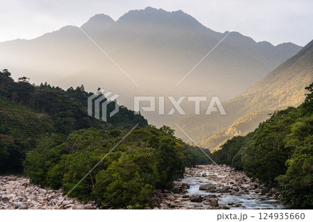 屋久島洋上アルプスの絶景(11月)環境エコのイメージ画像 124935660