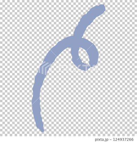 手繪曲線插圖(旋轉運動圖像的符號) 手繪曲線插圖(旋轉運動圖像的符號) 124937266