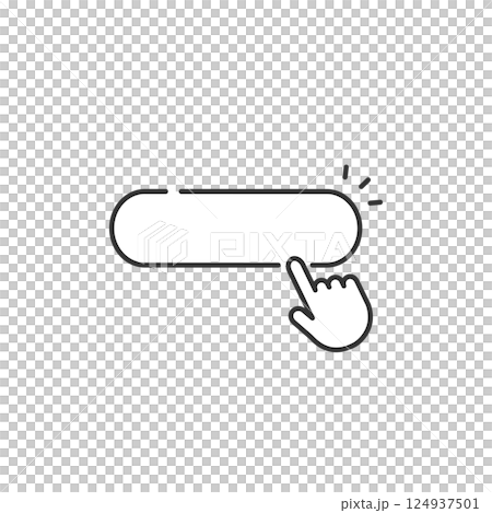 可用於預訂、註冊、申請程式等的按鈕的向量圖示(線條畫、單色)。 可用於預訂、註冊、申請程式等的按鈕的向量圖示(線條畫、單色)。 124937501