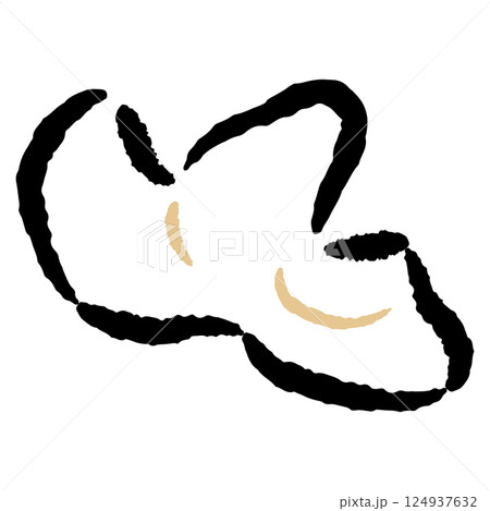 犬の歯のイメージイラスト 124937632