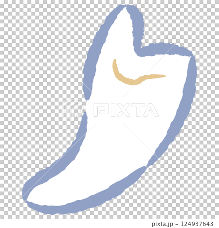犬の歯のイメージイラスト 124937643