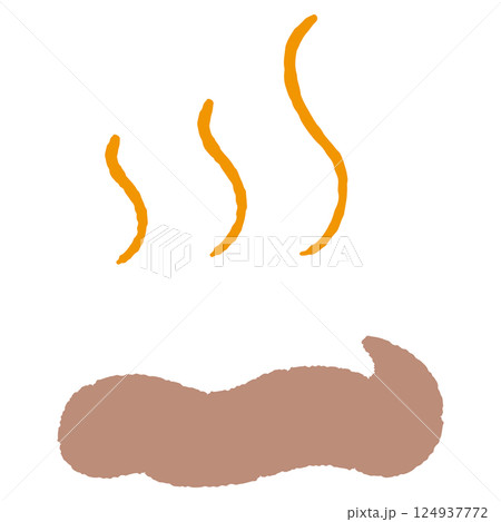 においのするうんこのイメージイラスト 124937772