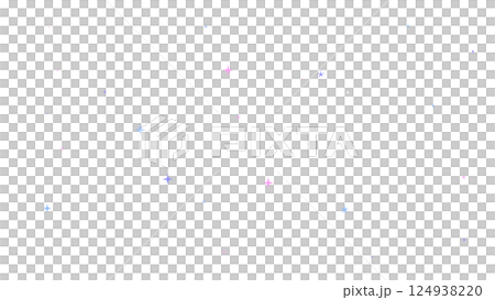 8-bit retro game style pink and purple glittering light effect illustration (transparent background) 124938220