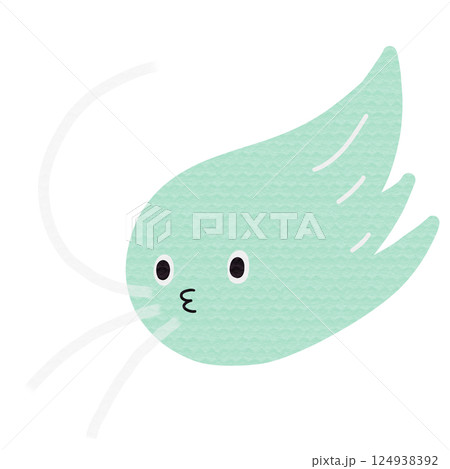 かわいい風のイラスト 124938392
