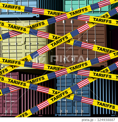 USA Tariffs Concept 124938887