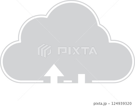cloud computing icon cloud computing icon 124939320