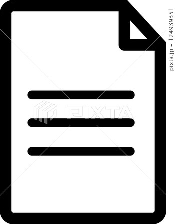 document data icon document data icon 124939351