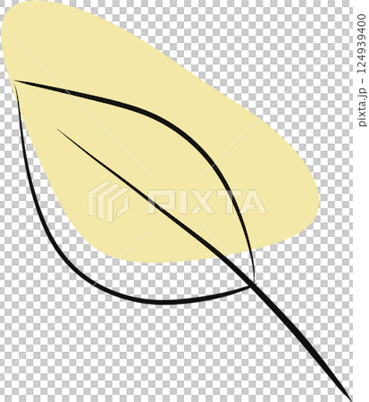 Abstract shape leaf Abstract shape leaf 124939400