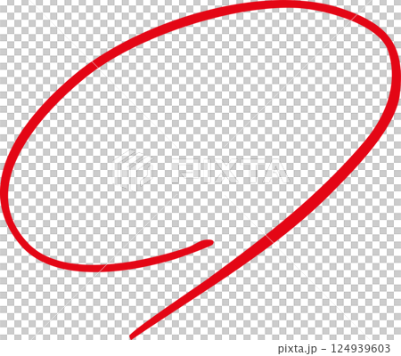 手繪紅圈評分測試 手繪紅圈評分測試 124939603