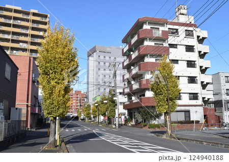 埼玉県狭山市 新狭山駅南口周辺の街並み 124940188