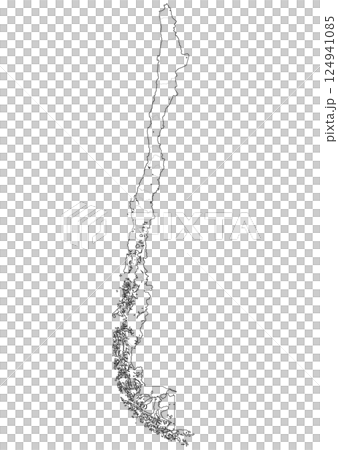 智利空白地圖 智利空白地圖 124941085