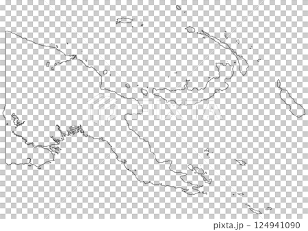 Blank map of Papua New Guinea Blank map of Papua New Guinea 124941090