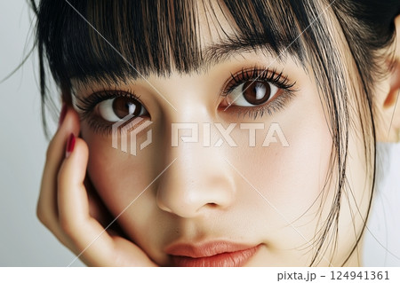 美肌女性・スキンケア「AI生成画像」 美肌女性・スキンケア「AI生成画像」 124941361
