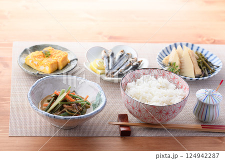 日本料理 和食 朝食イメージ 日本料理 和食 朝食イメージ 124942287