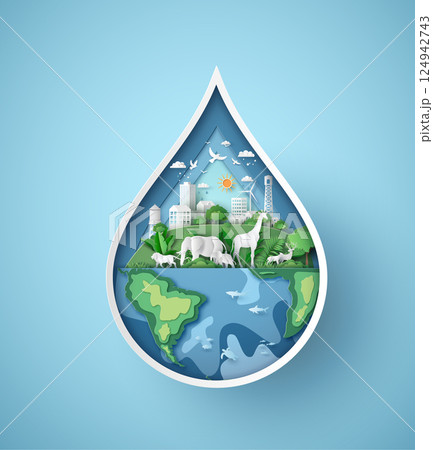 Sustainable Water for a Green Future Sustainable Water for a Green Future 124942743