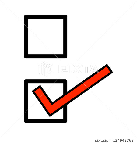 チェックマーク_ベクター素材_06 124942768