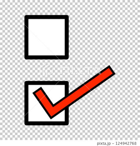 チェックマーク_ベクター素材_06 124942768