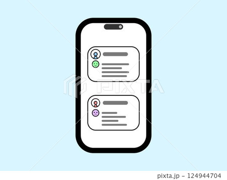 口コミイメージイラスト 口コミイメージイラスト 124944704