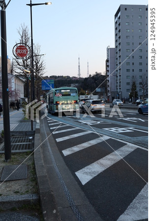 若林区荒町の交差点から見たテレビ塔など 124945395