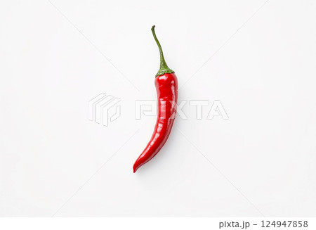 Bright Red Chili Pepper Highlights Culinary Creativity in Modern Cooking. Generative AI Bright Red Chili Pepper Highlights Culinary Creativity in Modern Cooking. Generative AI 124947858