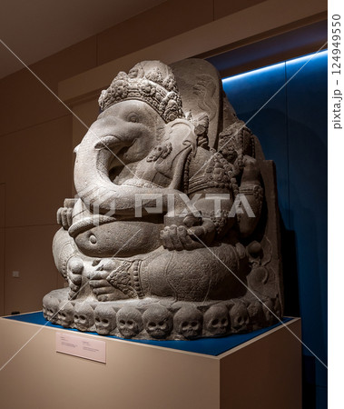 The Four-armed Ganesha a gift presented to King Rama V from Candi Singhasari,on behalf of the Dutch Government in Java. The Four-armed Ganesha a gift presented to King Rama V from Candi Singhasari,on behalf of the Dutch Government in Java. 124949550