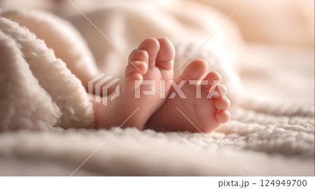 赤ちゃんの足 124949700