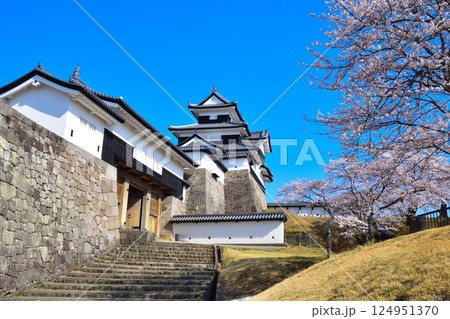 桜景　白河小峰城 124951370