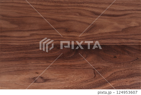 Texture of sanded raw black walnut wood without finish Texture of sanded raw black walnut wood without finish 124953607